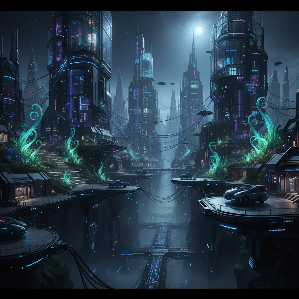 Sci-fi environment highlight